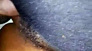 Strange housewife accepts sex for tenancy fee! Creampie in her wet pussy!