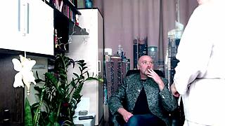 Filming Movie Checks Elasticity Of Elderly Secretary's Shaved Pussy With Fisting And Riding. Huge Nipples And Domination Add To Rough Sex Scene.