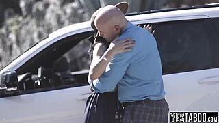 Milf wife in threesome with cheater husband and busty side chick