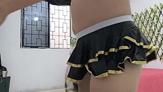 Slutty Religious Woman Loves Double Dildos!