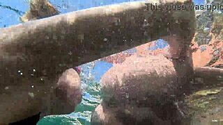 Underwater sex scene with hot milf