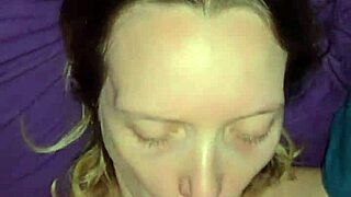 Milf Receives Facial After Intense Face Fucking With Cumshot And Lick