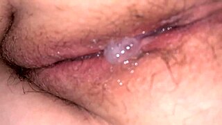 Blonde milf in interracial doggystyle creampie