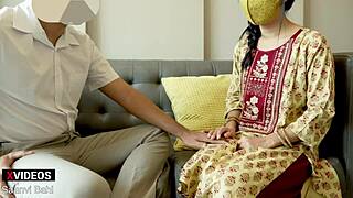 The poor little Indian maid Saanvi Bahl started her office work until the boss pulled her into rough fucking and pussy licking at the desk.