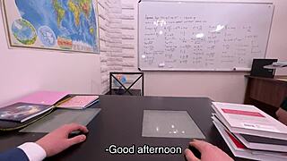 lustful director knows what he wants from skinny student in taboo family role