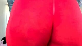 Watch this milf in sheer gym tights get fucked hard! Her big fake tits bounce wildly!