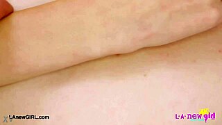 Hey check this lovely blonde beauty showing off her petite figure on casting couch.