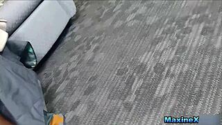 Richard Mann rims and fucks Maxine X in intense interracial anal with doggystyle orgasm. Her big tits bounce in lingerie during rough rimjob action.