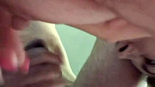 Teresa Jones Sits On The Toilet And Delivers A Steamy Blowjob Leading To A Massive Cumshot On Her Mature Milf Face.