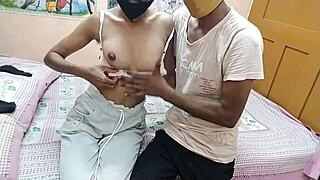 Indian Stepsister Dimple Deals With Boyfriend For Rough Creampie Sex At Home