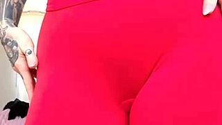 Watch this milf in sheer gym tights get fucked hard! Her big fake tits bounce wildly!