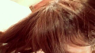 i see pretty asian brunette rie obata using a vibrator on her area