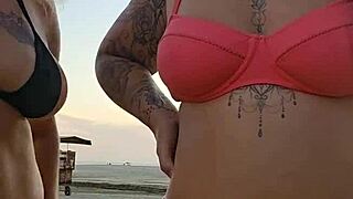 searching for a guy on the beach to pound us hard - we found a virgin