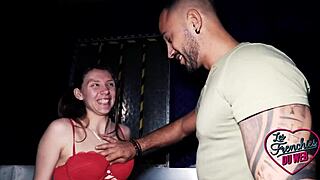 blonde brunette lola et oletsha contrast as french european sluts in ffm threeway with big tits