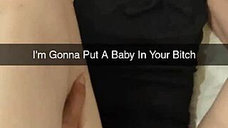 Breed me daddy with ovulating cheating milf wife fucked on snapchat