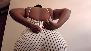 provocative pounding of ebony wife's apple bottom big ass with monster cock