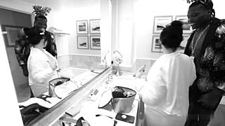 Pawg Bombshell With Big Booty Gets Throat Destroyed By Massive Black Cock