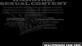 RealityKings features Ginger Allen and Levi Cash in juicy ebony milf hardcore action