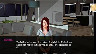 Blonde and brunette teens play an erotic game with a MILF twist.