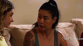 hey, that horror flick haunts step-mom dana vespoli but she heals teen demi hawks with sucking and riding