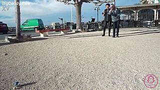 Brunette Lilith Camille hints at loving French boules with big tits blowjob and creampie action.