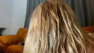 i invited the young guy over but forgot to tell him my blonde friend is staying here will he handle us both