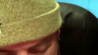 cheating milf wife with big tits gives car blowjob then picks up guy for creampie