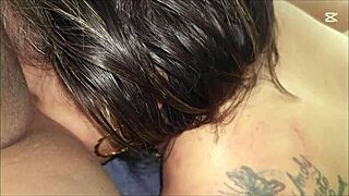 so i find my friend's mom alone at home and we get into big ass doggystyle action bent over with her mature tits bouncing