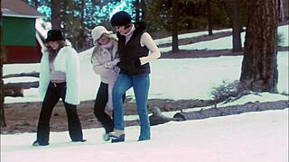 Will this blonde milf in fishnets take a big cock deep in her ass and pussy on the bed?