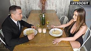 Milf cheats on husband with tinder date - latina milf unfolded as the big tits brunette took big cock blowjob and cumshot facial in doggystyle.