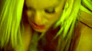 Will this blonde milf in fishnets take a big cock deep in her ass and pussy on the bed?