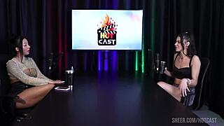 Melhores momentos da Debora Andrade com Vitoria Beatriz no Hot Cast - parte 2 watch on Sheer Red