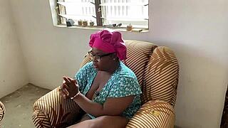 Chatting With Mummy About Satisfying Her On Bed With Dildo And Creampie Action