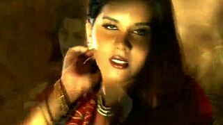 Hey, check out this arousing seductive sex ritual with a brunette milf stripping