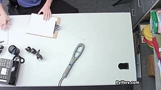 Blonde Milf And Teen 18+ Sucking And Fucking Security Guard's Dick In Hot Threesome Action!