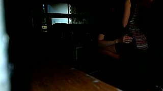 In the basement, we secretly fuck hardcore with big cock pounding Latina milf's big ass until cumshot inside.