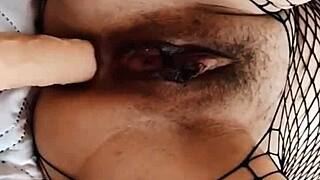 Whoa, double masturbation leads to intense doggy style sex with close-up anal assfucking for this milf!