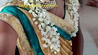 Indian Crossdresser Model Lara Dsouza Poses in Saree Video