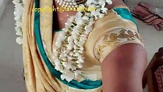 Indian Crossdresser Model Lara Dsouza Poses in Saree Video