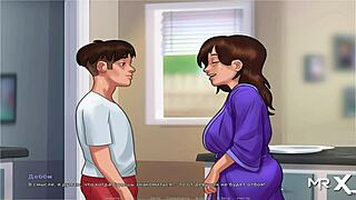 Why does this mature in Summertimesaga love jerking off my cock so much e1 51?