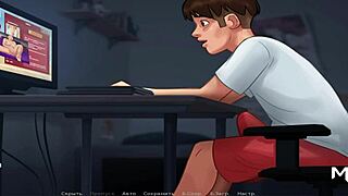 Why does this mature in Summertimesaga love jerking off my cock so much e1 51?