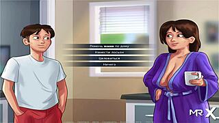 Why does this mature in Summertimesaga love jerking off my cock so much e1 51?