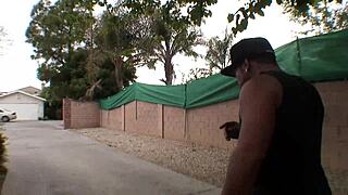 Blonde mom gets fucked by big black cock, takin' that creampie and swallowin' cumshot on her face...