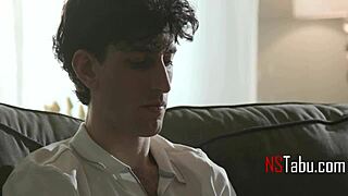 Curvy Stepmom with Big Ass and Shaved Pussy Gets Fucked by Teen in Huge Tits Action