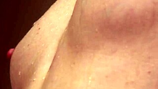 depraved stepmother let me capture her intense solo session on camera with a toy