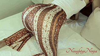 My Sexy Step-Mom Gets Stuck Making My Bed Leading To Curvy Doggystyle Creampie Action