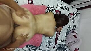 Hey, massaging my stepsister turns into hot sex - English subtitles