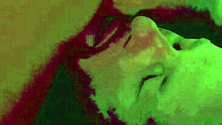 Dim light sex with big-cocked German