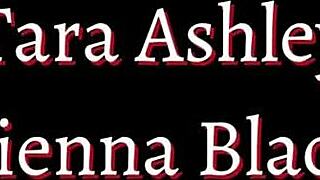 i can't believe tara ashley and vienna black kissed after miles long cumshot on their faces