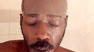 My roommate and I got totally wet during that fun workout in the USA dorm! 💦